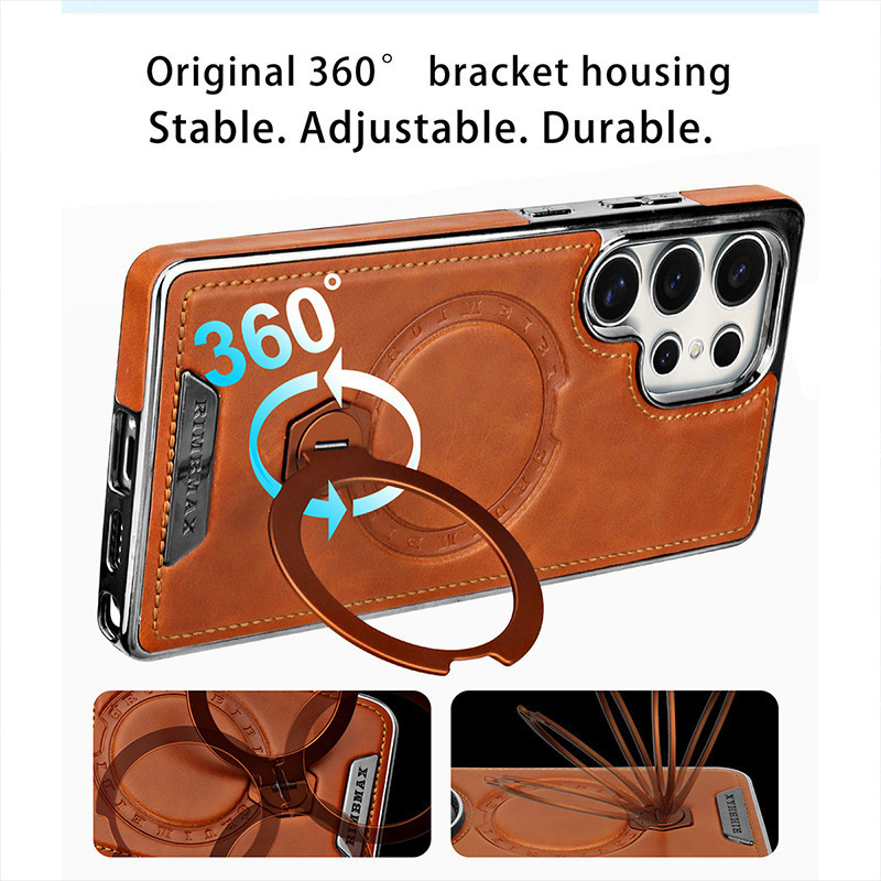 Compatible with Samsung S26ULTRA phone case, S25 magnetic 360° rotating stand, S24P full coverage, and S23U protective case.