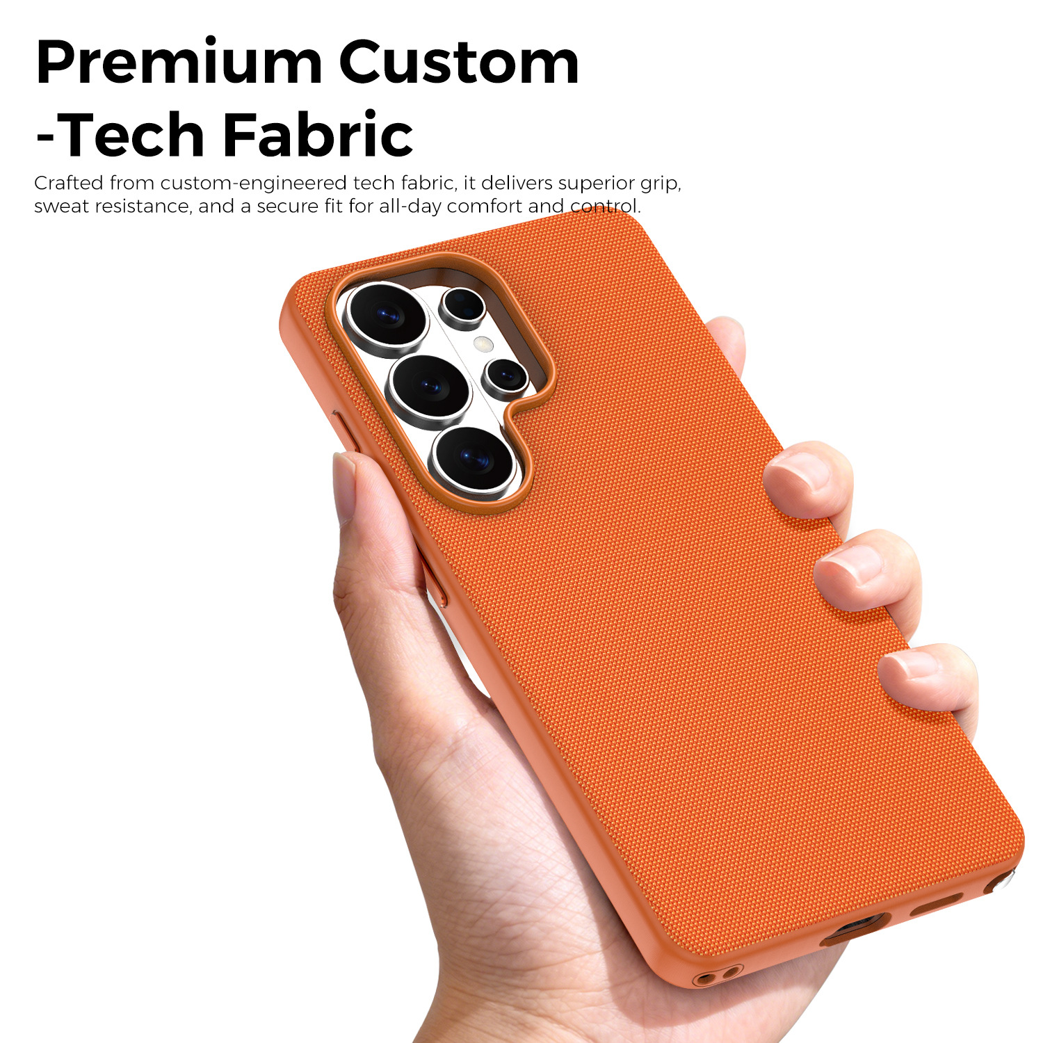 Compatible with Samsung S26 Ultra phone case, S25U wireless charging with built-in magnetic closure, and S24U fabric full-coverage protective case.