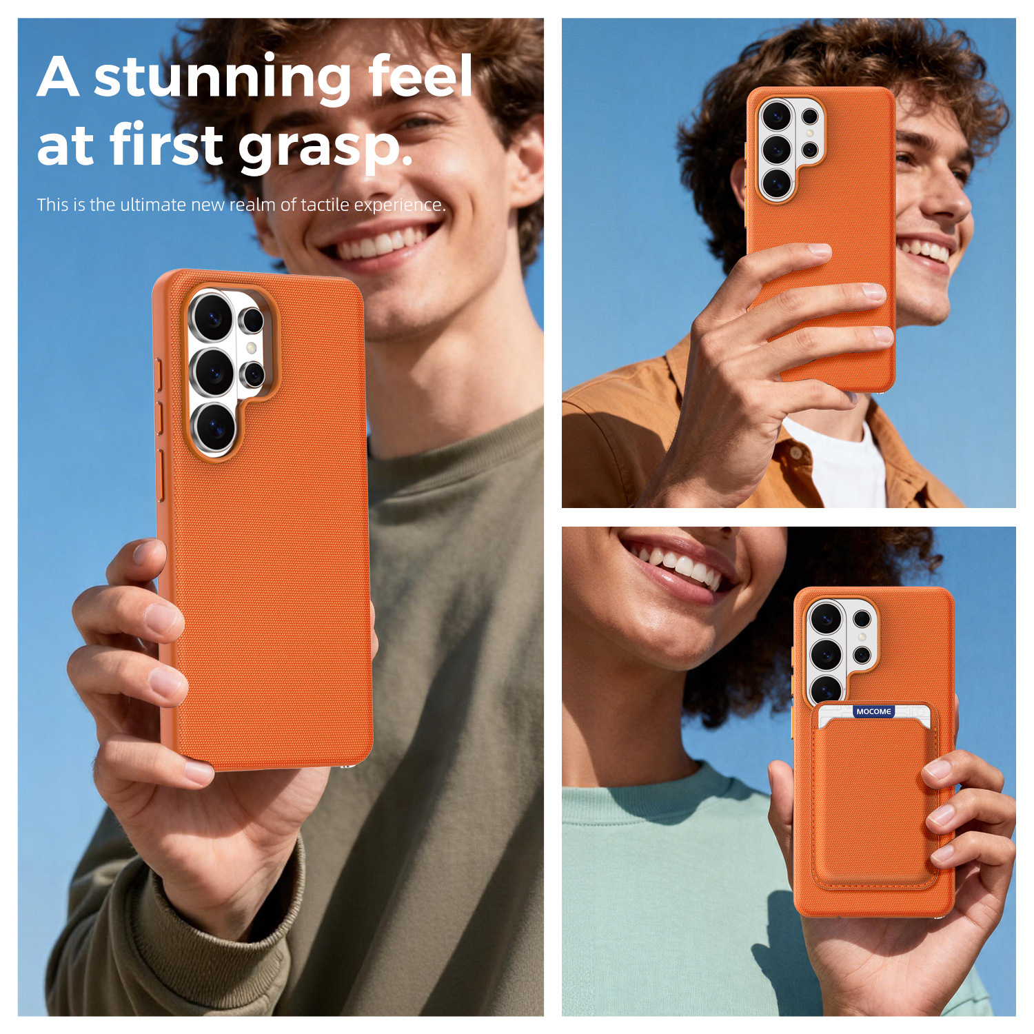 Compatible with Samsung S26 Ultra phone case, S25U wireless charging with built-in magnetic closure, and S24U fabric full-coverage protective case.