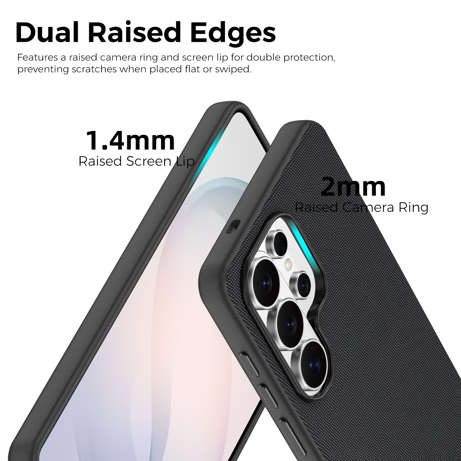Compatible with Samsung S26 Ultra phone case, S25U wireless charging with built-in magnetic closure, and S24U fabric full-coverage protective case.