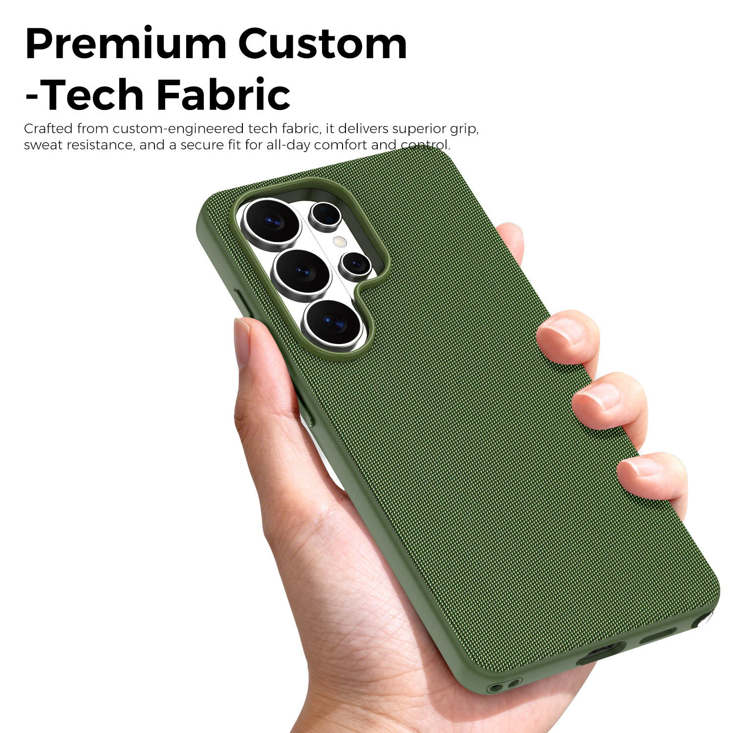 Compatible with Samsung S26 Ultra phone case, S25U wireless charging with built-in magnetic closure, and S24U fabric full-coverage protective case.