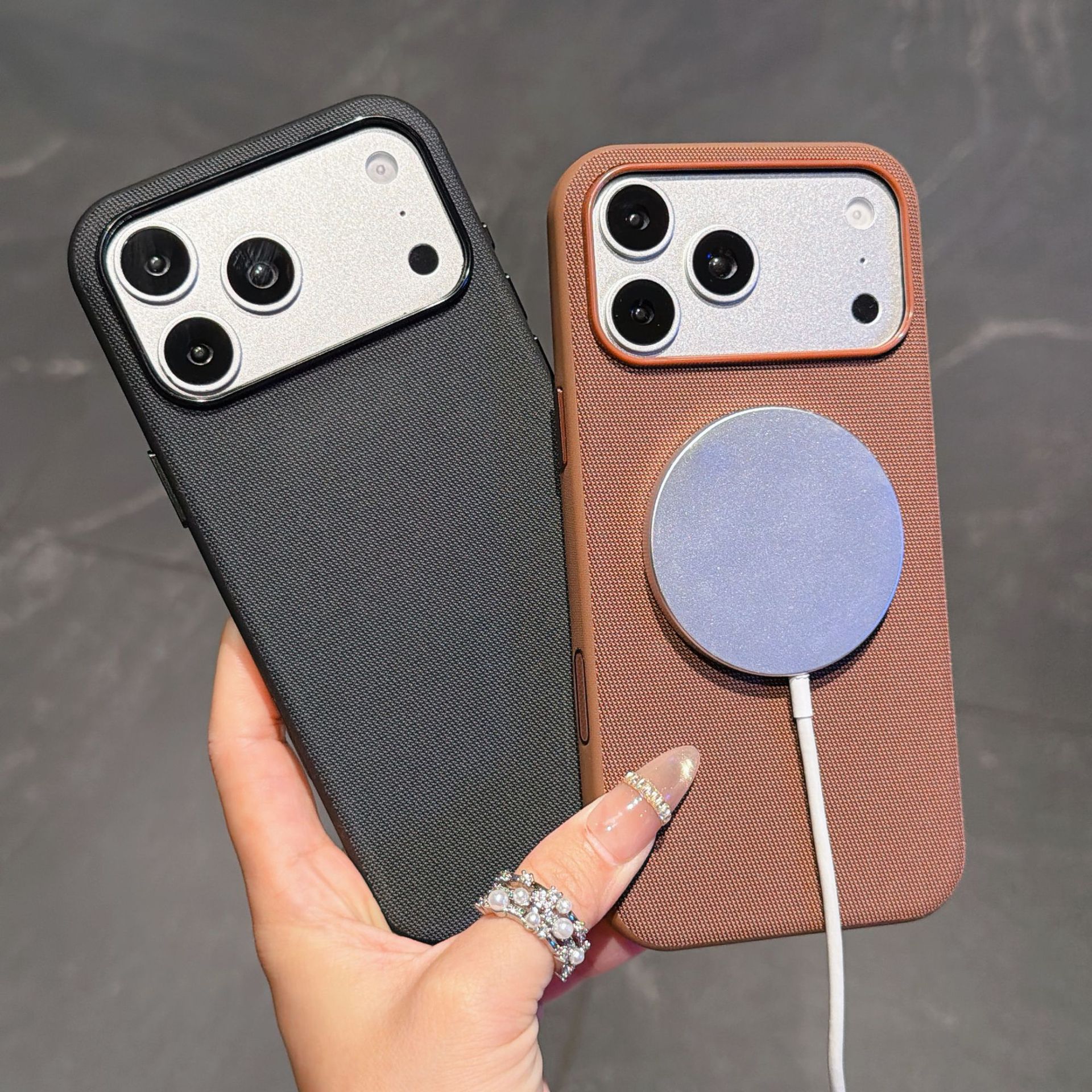 Compatible with Samsung S26 Ultra phone case, S25U wireless charging with built-in magnetic closure, and S24U fabric full-coverage protective case.