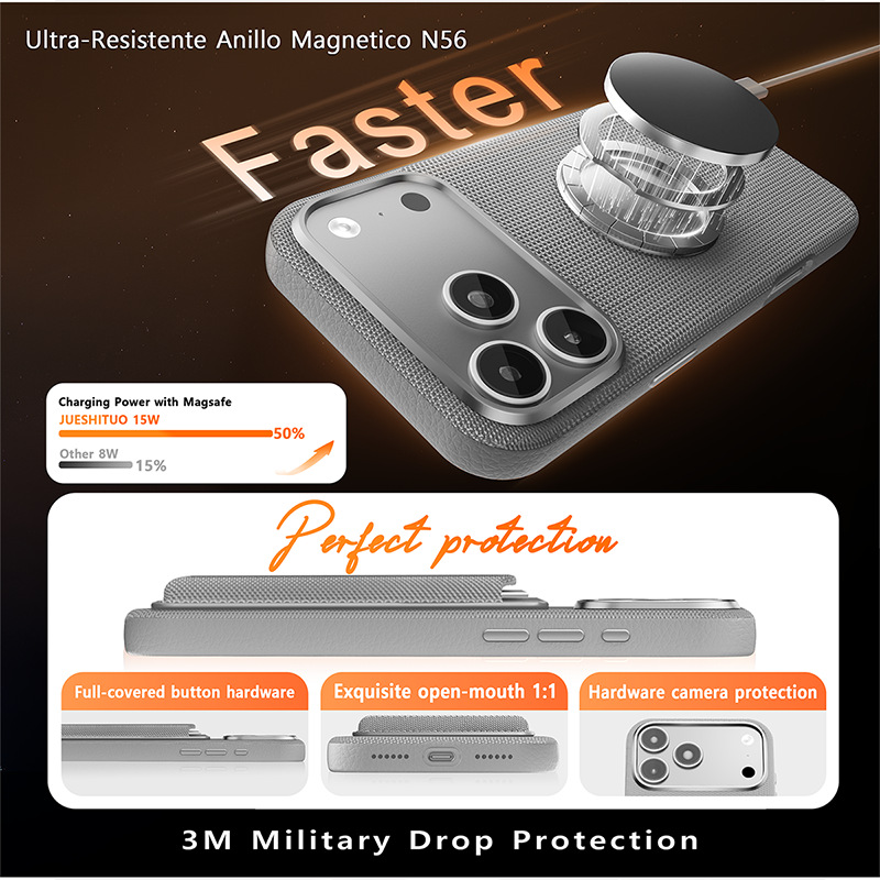 Compatible with Apple 17 Pro Max phone case, 16 Pro magnetic card holder, 15 Plus fabric texture, and 14 anti-drop protective case.