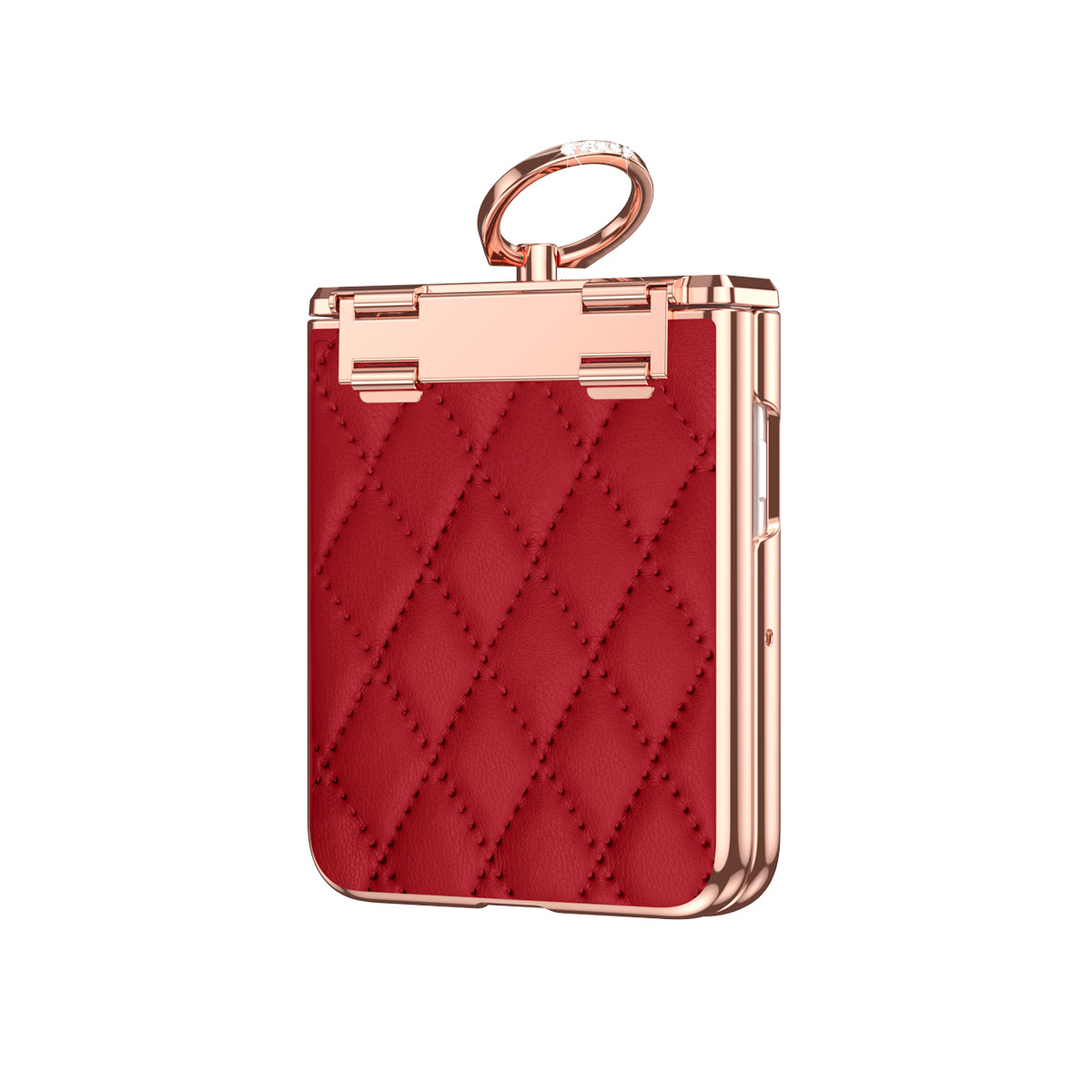 Compatible with Moto 70 Ultra phone case, Motorola 60/50U vegan leather electroplated ring case, full-coverage protection.