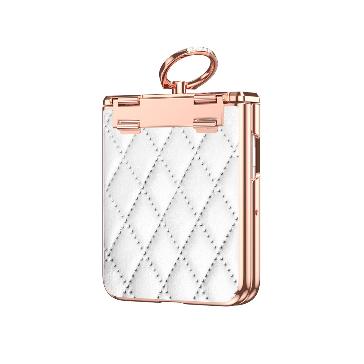 Compatible with Moto 70 Ultra phone case, Motorola 60/50U vegan leather electroplated ring case, full-coverage protection.