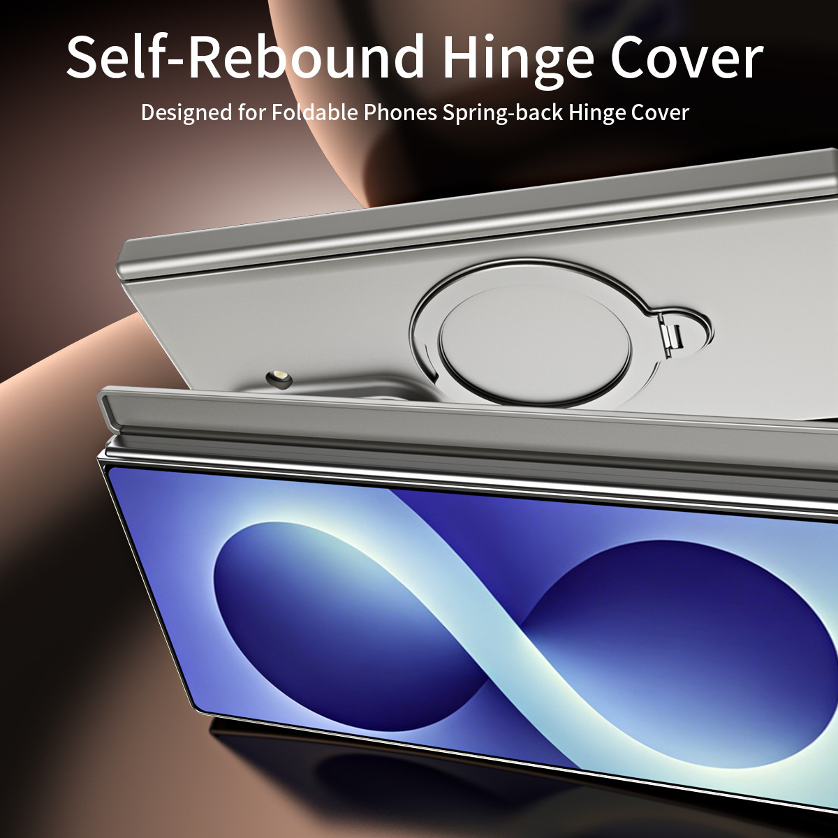 Compatible with Samsung Z Fold8/7 phone case 6/5/4, wireless charging, magnetic 360° stand, full-coverage protective case for central axis.