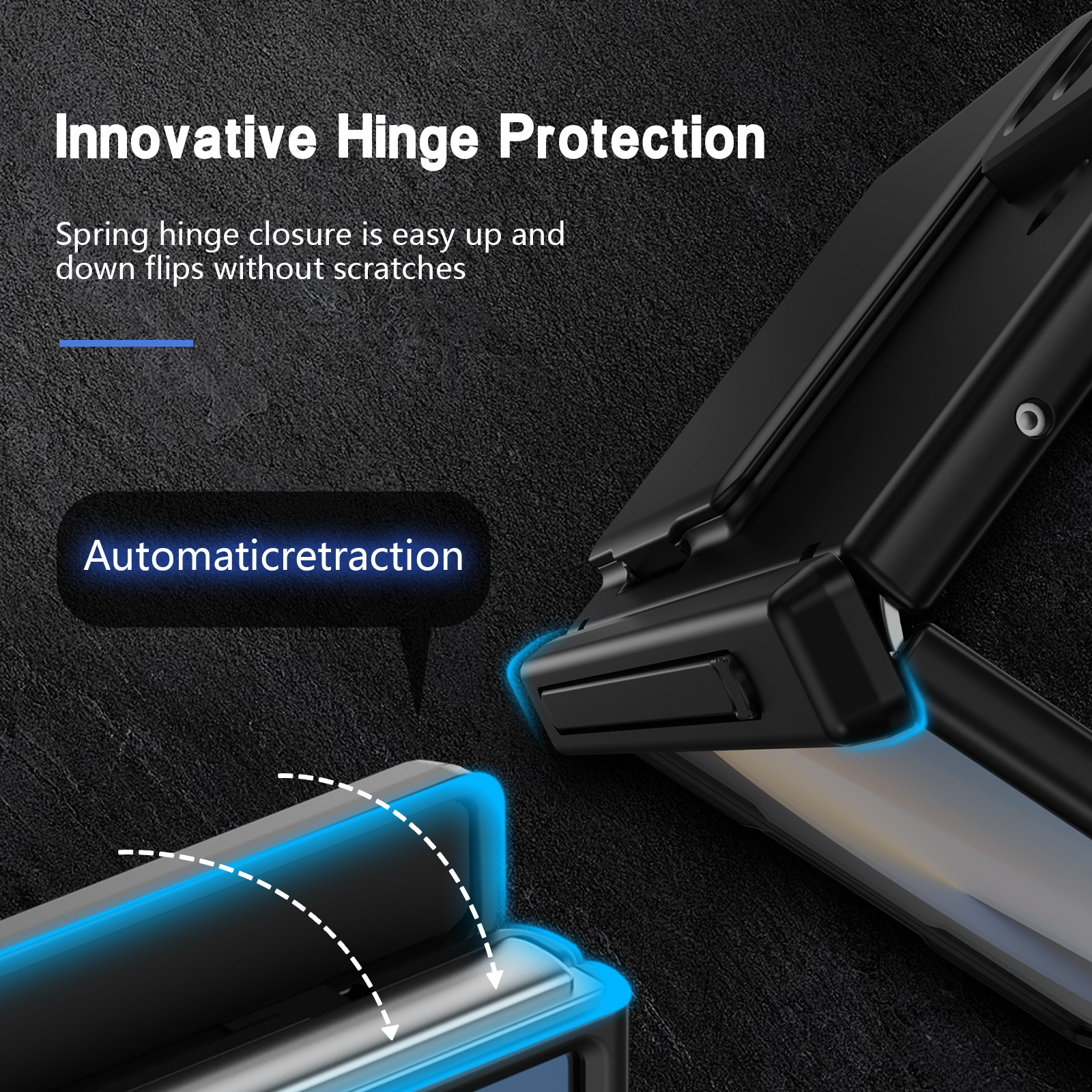 Compatible with Samsung Z Fold8U phone case 7/6/5 card holder stand pen slot hinge 4/3 case film full coverage protective case