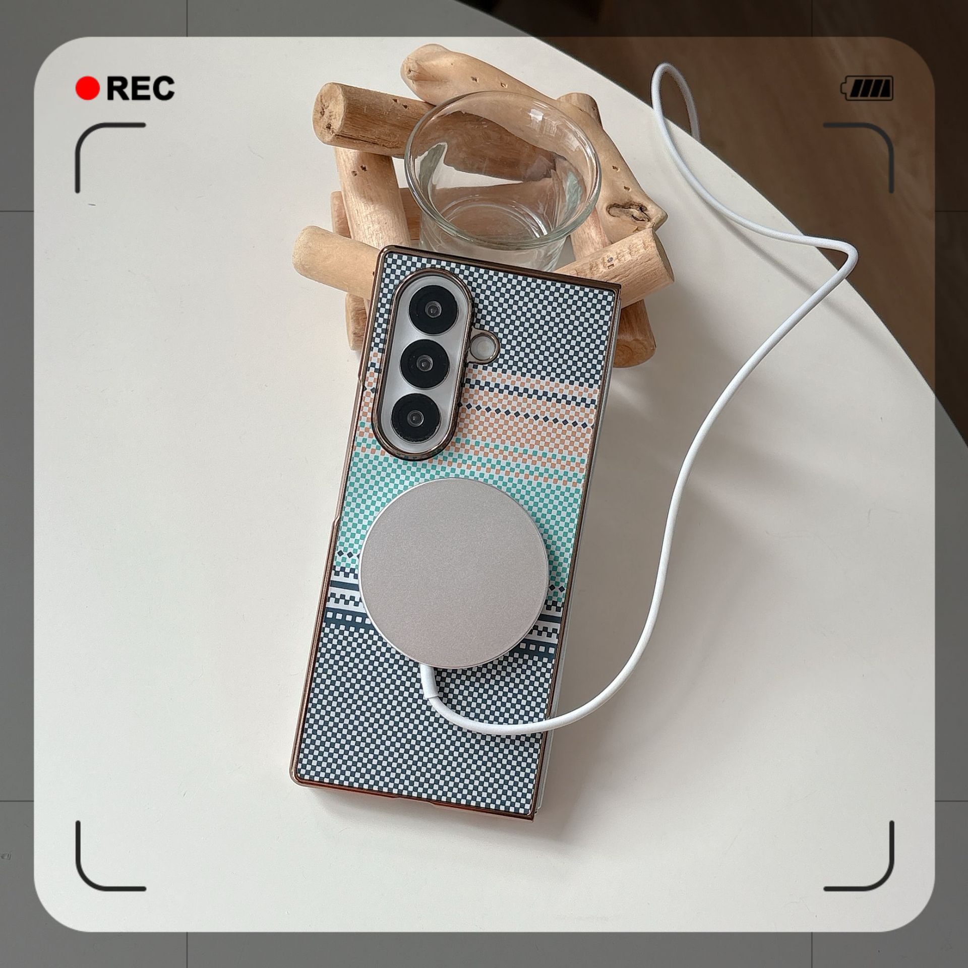 Compatible with Samsung Z Fold8 Ultra phone case 7/6 wireless charging magnetic 5/4/3 case film electroplated Kevlar texture