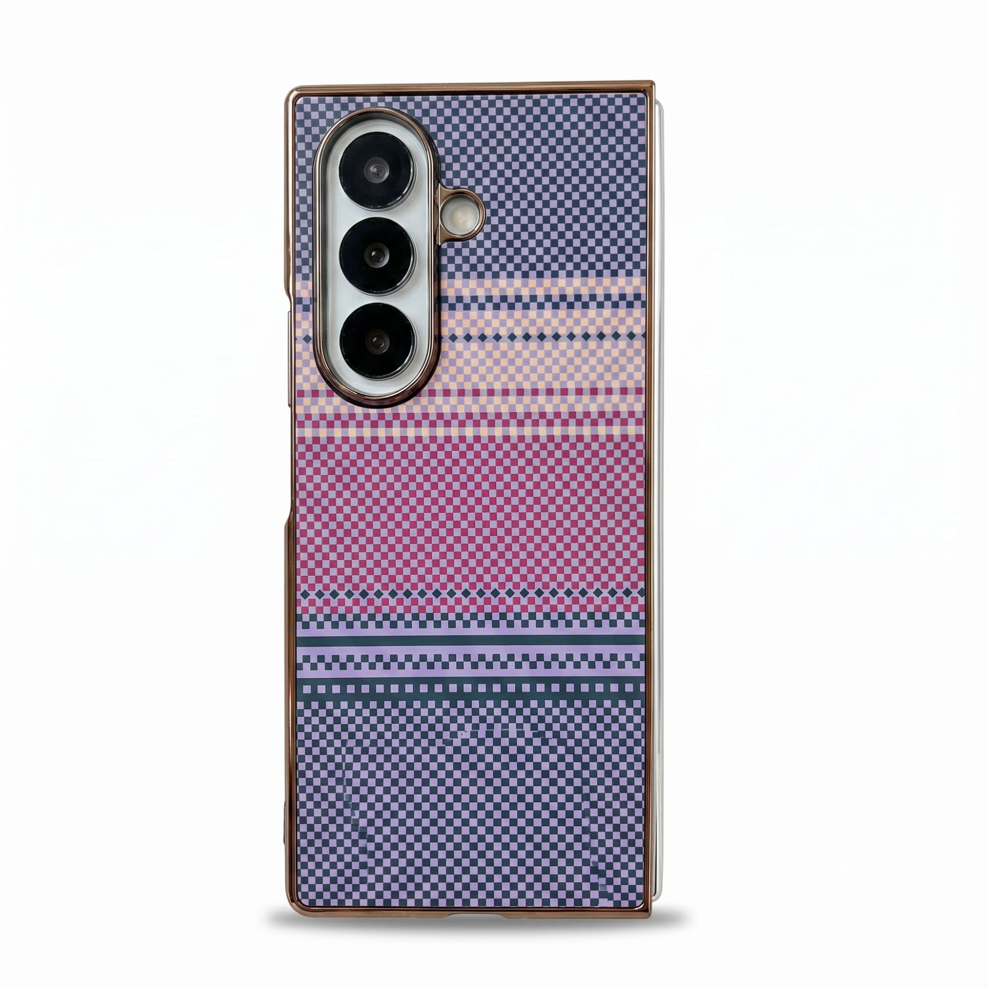 Compatible with Samsung Z Fold8 Ultra phone case 7/6 wireless charging magnetic 5/4/3 case film electroplated Kevlar texture