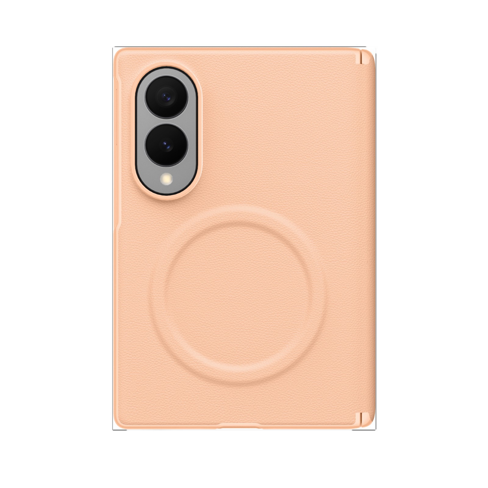 Compatible with Samsung ZFold 8Wide phone case, wireless charging, magnetic closure, leather core case, full-coverage, drop-proof protective case.