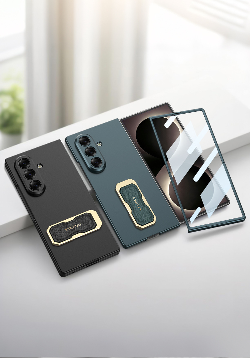 Compatible with Samsung Z Fold8 Ultra phone case, wrist strap, rotating stand, ultra-thin case, screen protector, and shockproof protective case.