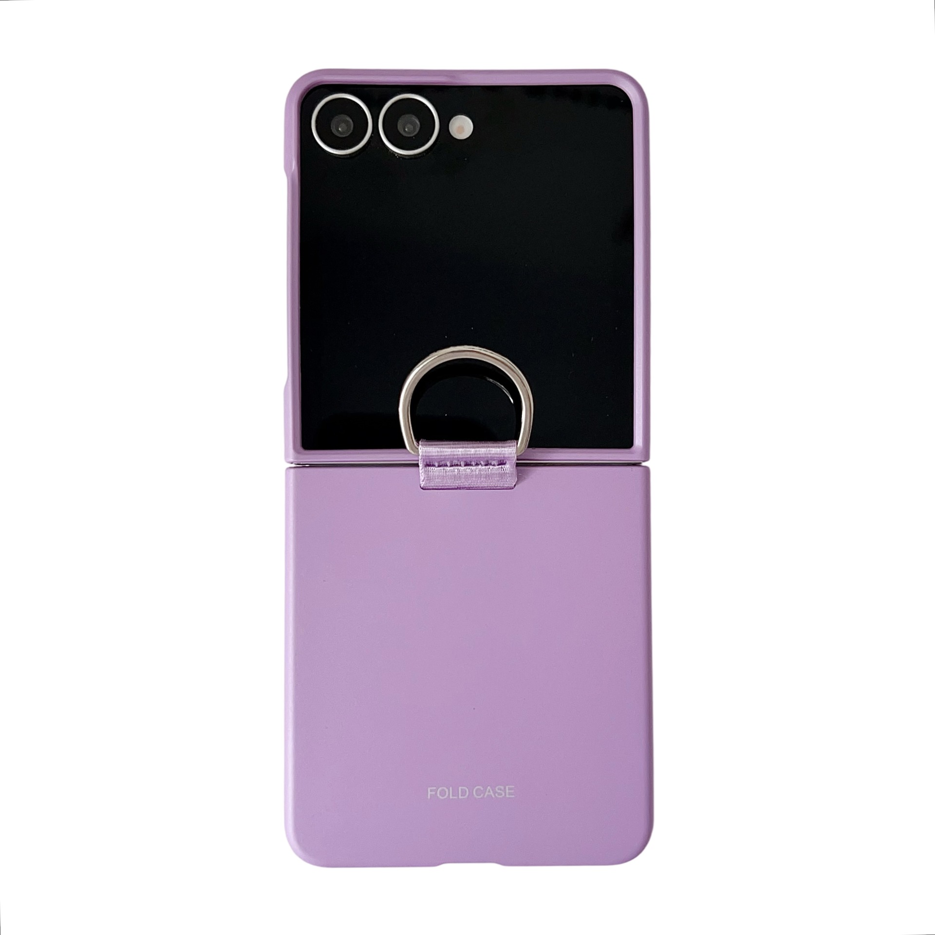 Compatible with Samsung Z Flip 8/7 phone case, 6/5mm ribbon cord ring, 4/3mm ultra-thin shockproof folding screen protective case