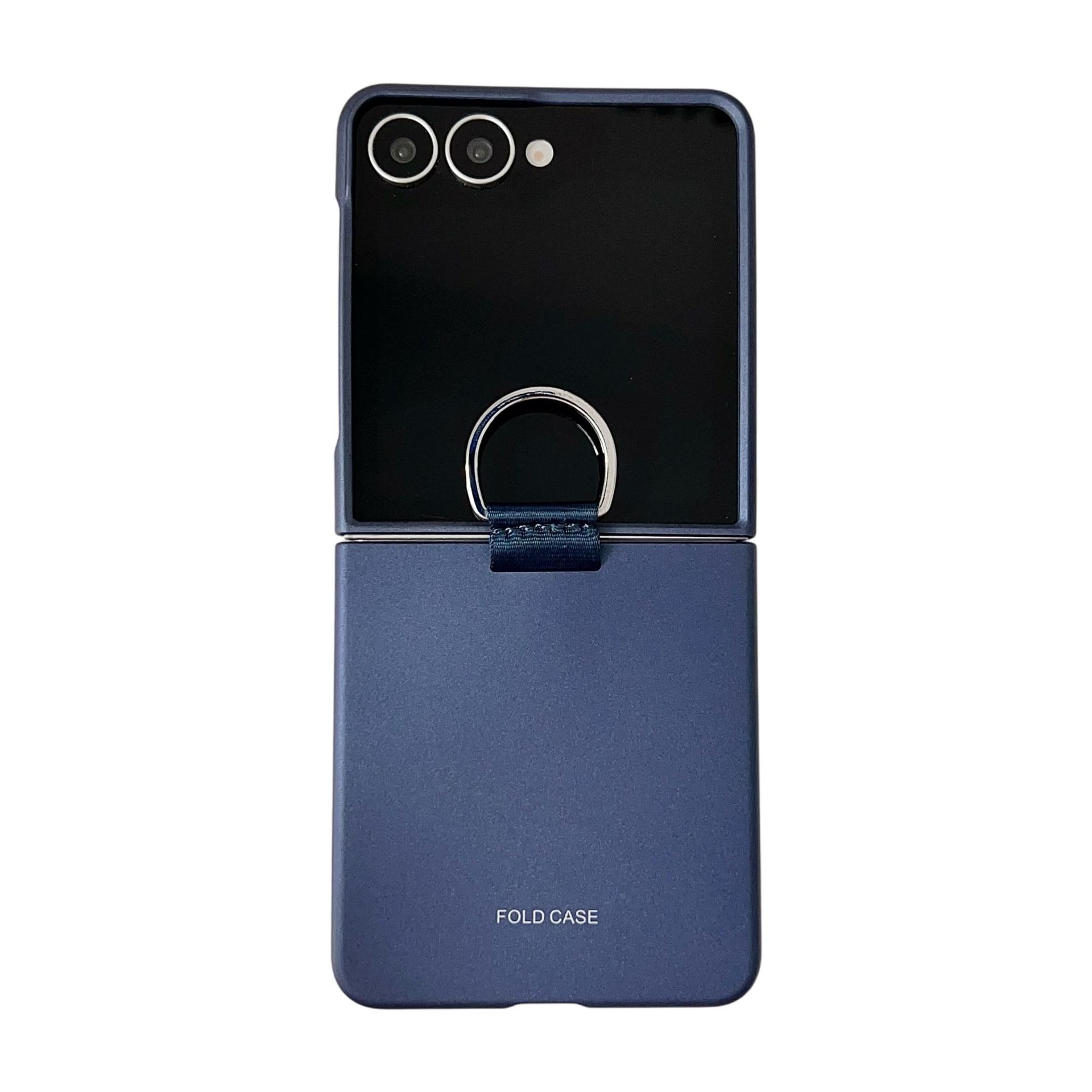 Compatible with Samsung Z Flip 8/7 phone case, 6/5mm ribbon cord ring, 4/3mm ultra-thin shockproof folding screen protective case