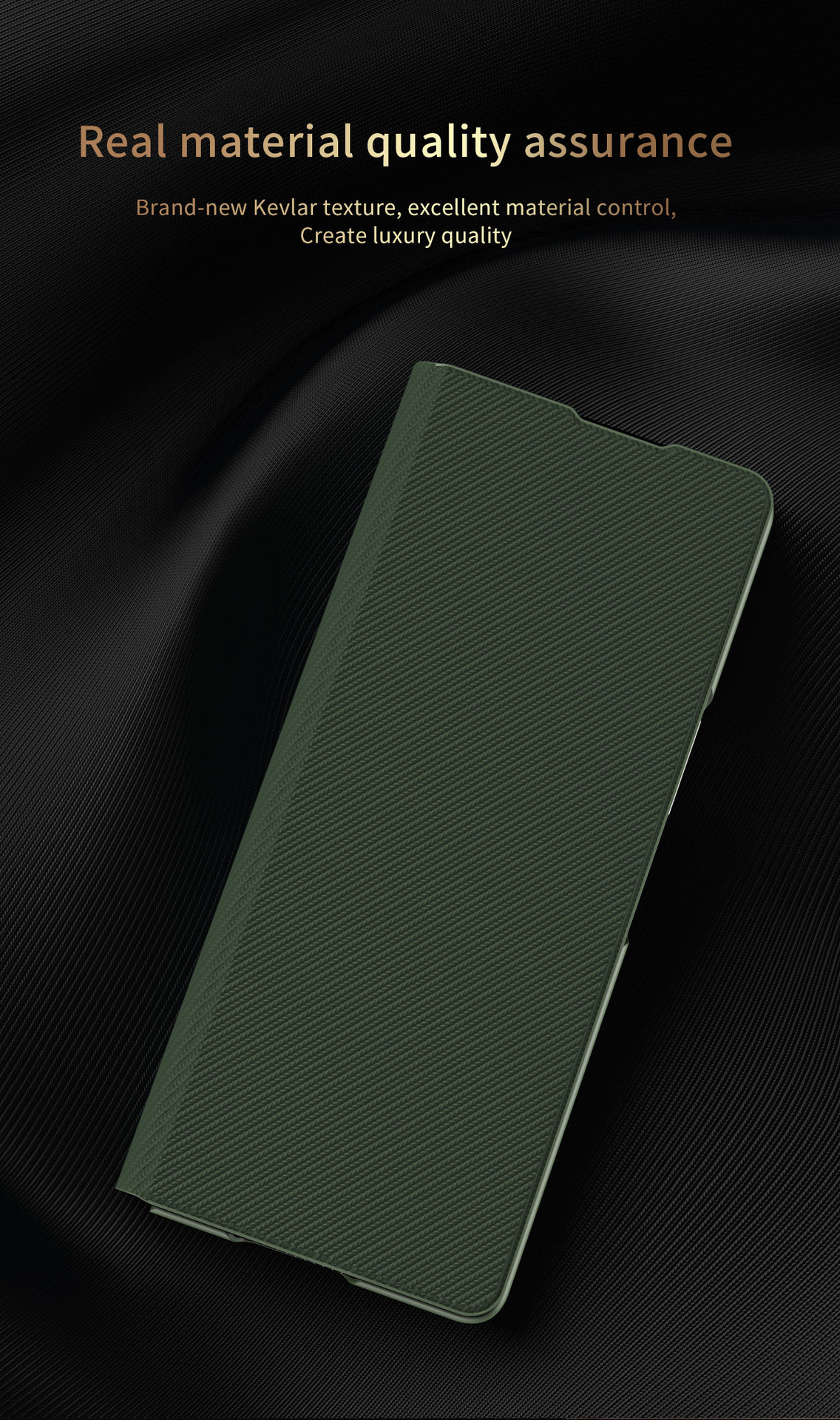 Compatible with Samsung Z Fold8/7/6 phone case flip stand 5/4/3/2 Kevlar full-coverage protective case