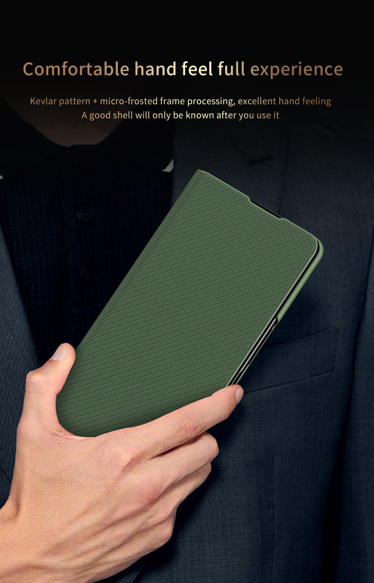 Compatible with Samsung Z Fold8/7/6 phone case flip stand 5/4/3/2 Kevlar full-coverage protective case