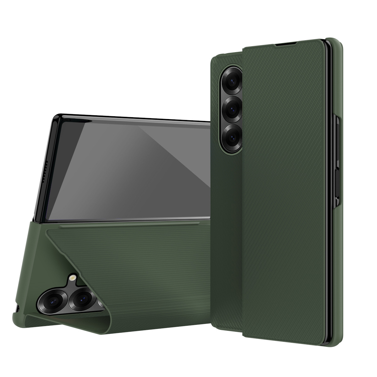 Compatible with Samsung Z Fold8/7/6 phone case flip stand 5/4/3/2 Kevlar full-coverage protective case