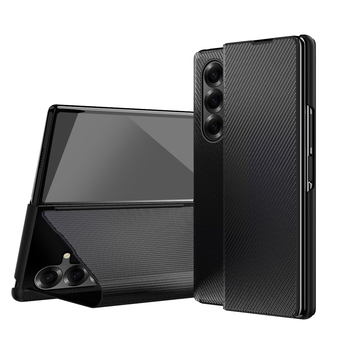 Compatible with Samsung Z Fold8/7/6 phone case flip stand 5/4/3/2 Kevlar full-coverage protective case