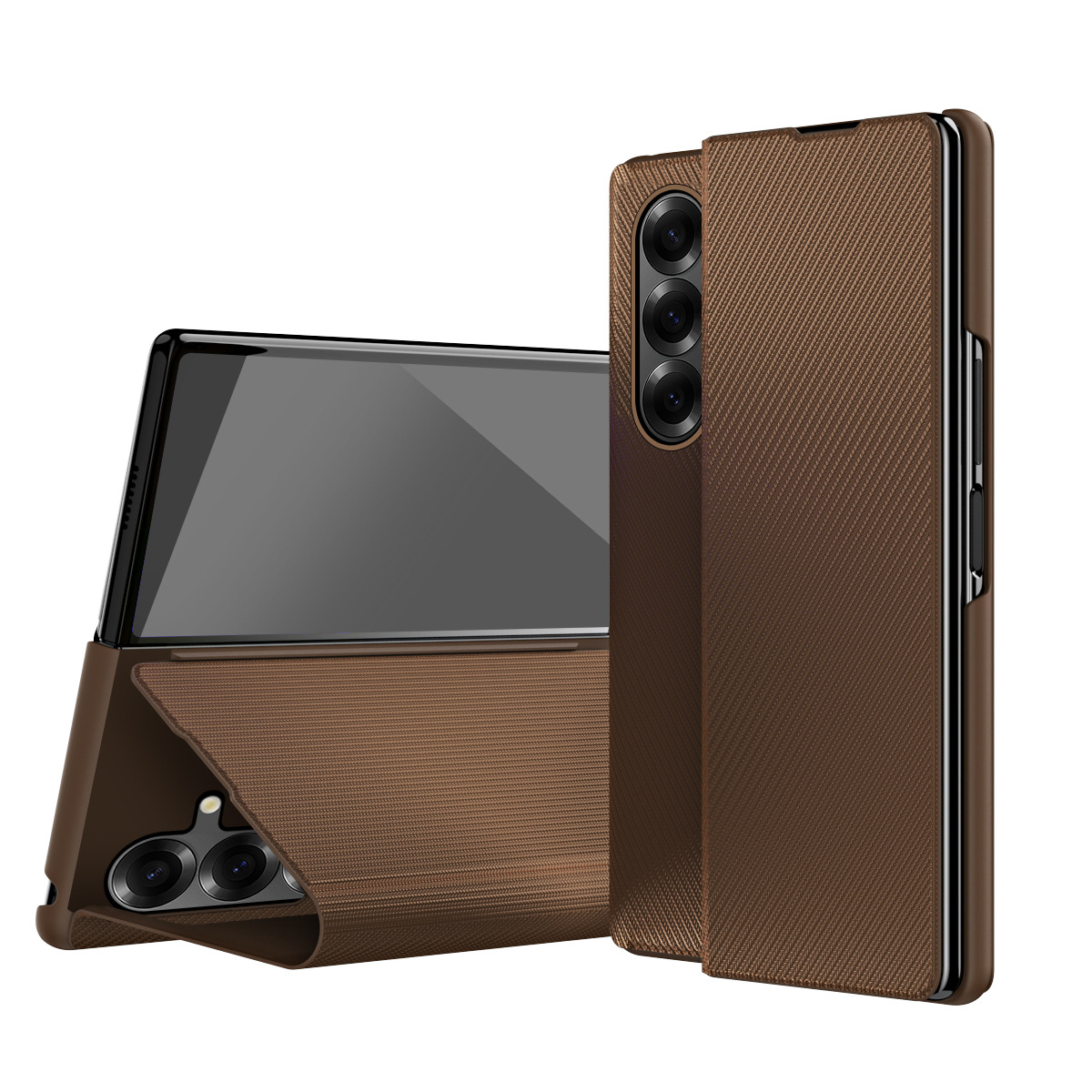 Compatible with Samsung Z Fold8/7/6 phone case flip stand 5/4/3/2 Kevlar full-coverage protective case
