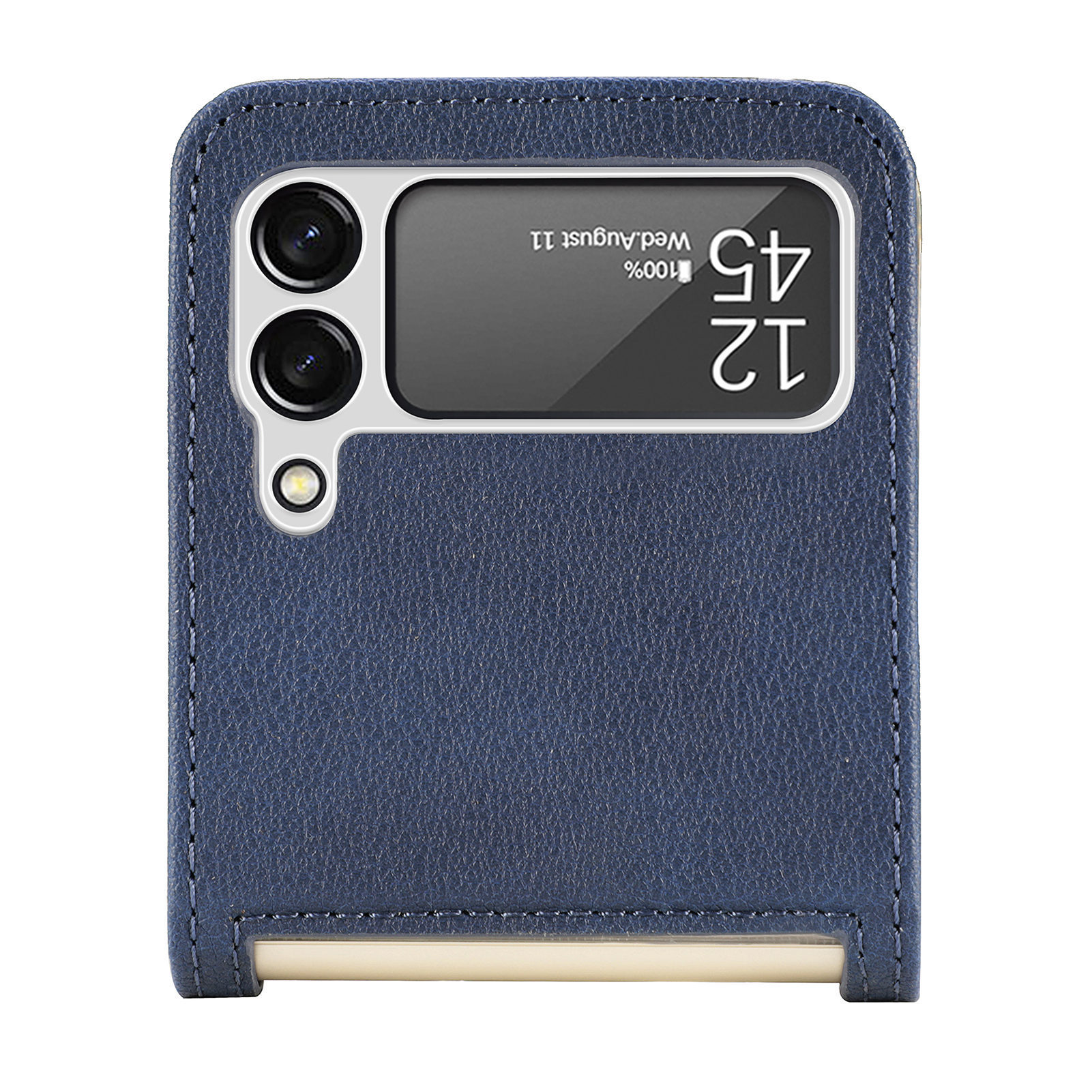 Compatible with Samsung Z Flip 8/7 phone case, 6/5 vegan leather, SIM card slot, 4/3 folding screen, drop-proof protective case, Amazon.