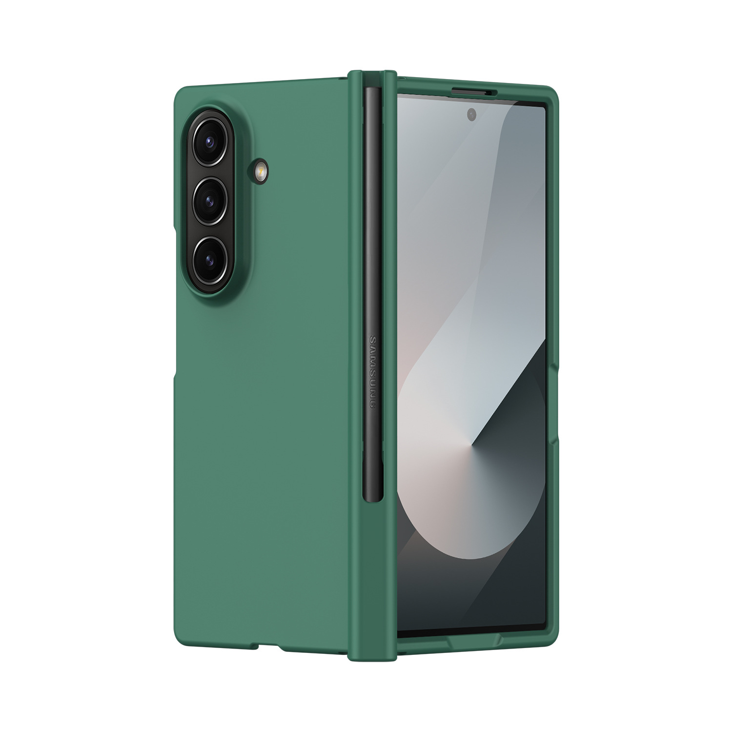 Compatible with Samsung Fold8 Ultra phone case, 7/6/5 cm center axis pen slot case film, full coverage 4/3 folding screen protective case
