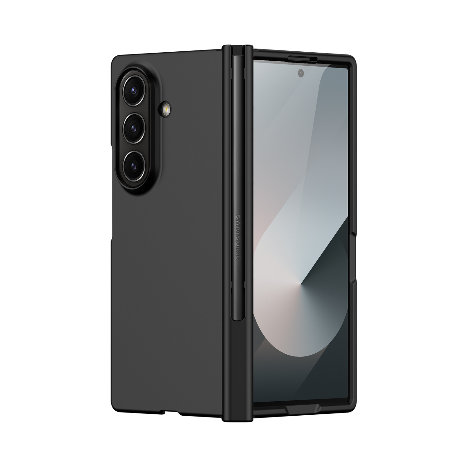 Compatible with Samsung Fold8 Ultra phone case, 7/6/5 cm center axis pen slot case film, full coverage 4/3 folding screen protective case