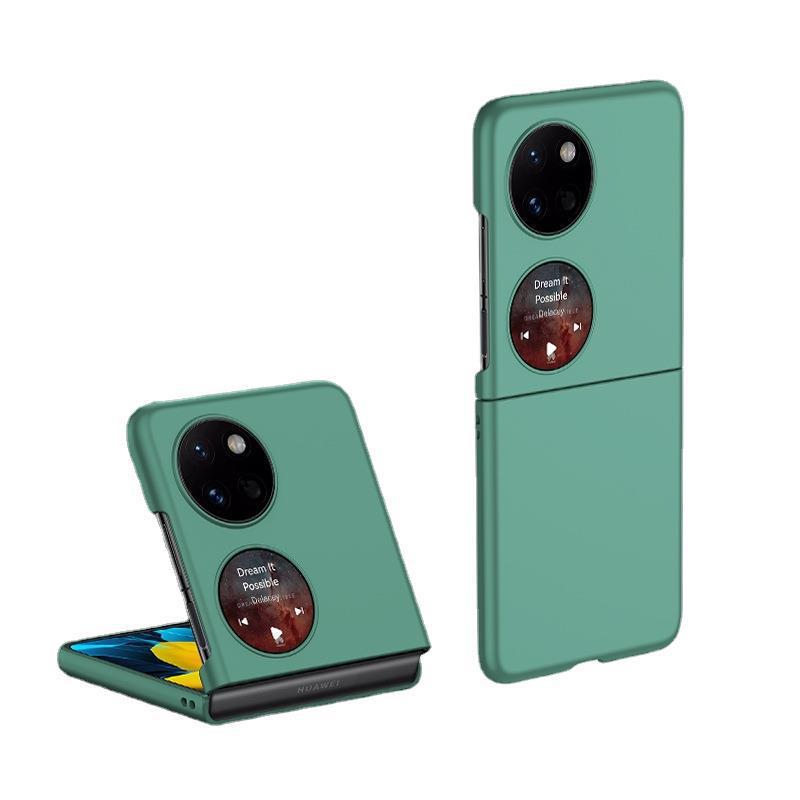 Ultra-thin, skin-feel hinge folding screen protective case for Huawei P50 Pocket 2 phones, in stock.