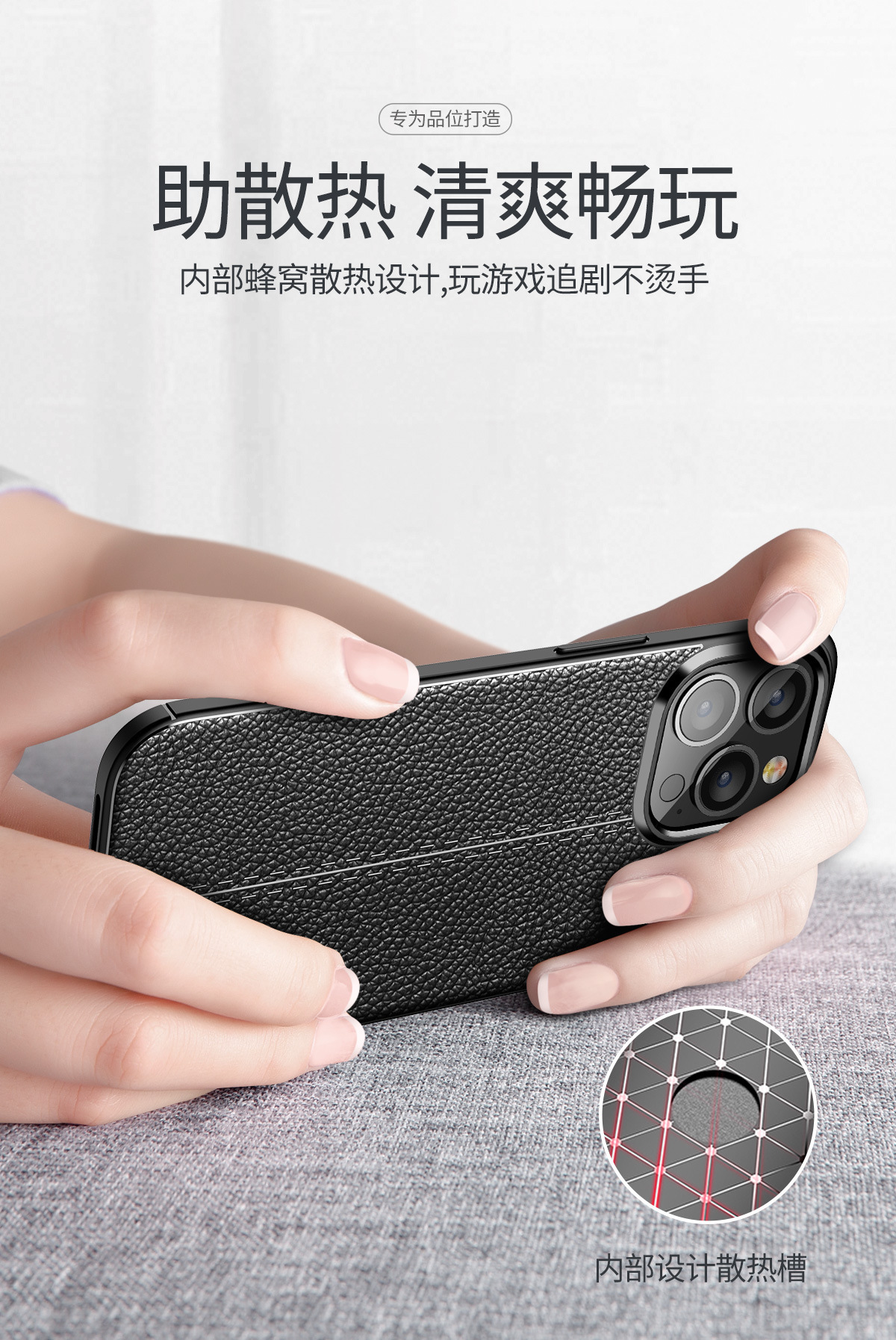 Compatible with Apple iPhone 17 Pro Max, 16 Plus, and 15 Pro business full-coverage protective cases (14/13 inches).