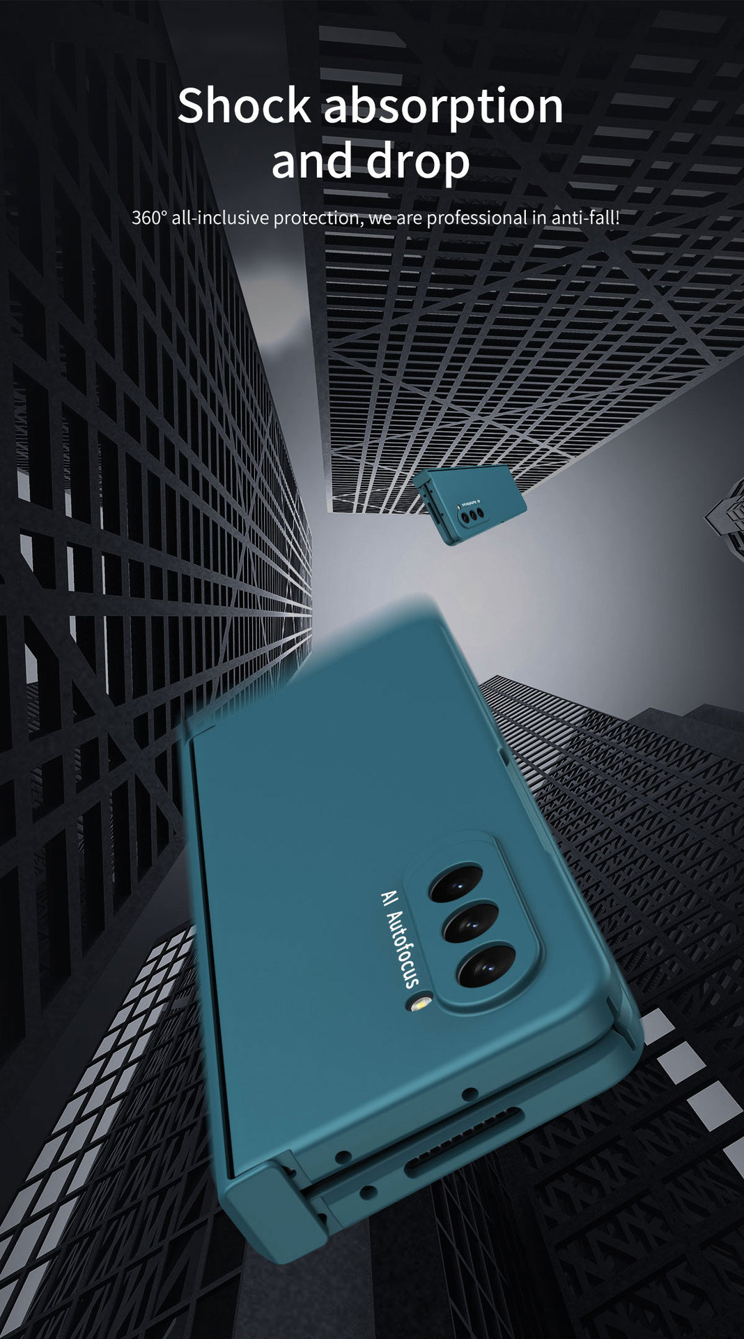 Compatible with Samsung ZFold7/6/5 phone case W25 hinge case film full coverage 4/3/2 folding screen drop protection case