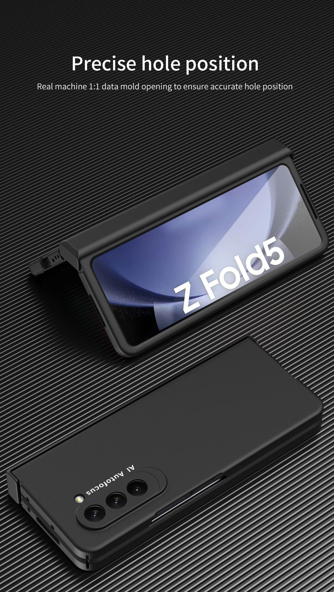 Compatible with Samsung ZFold7/6/5 phone case W25 hinge case film full coverage 4/3/2 folding screen drop protection case