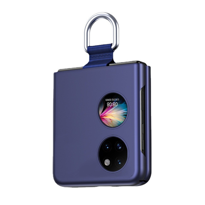 Compatible with Huawei P50 Pocket2 phone case, lanyard, ring buckle, treasure box, skin-feel ultra-thin foldable screen protective case