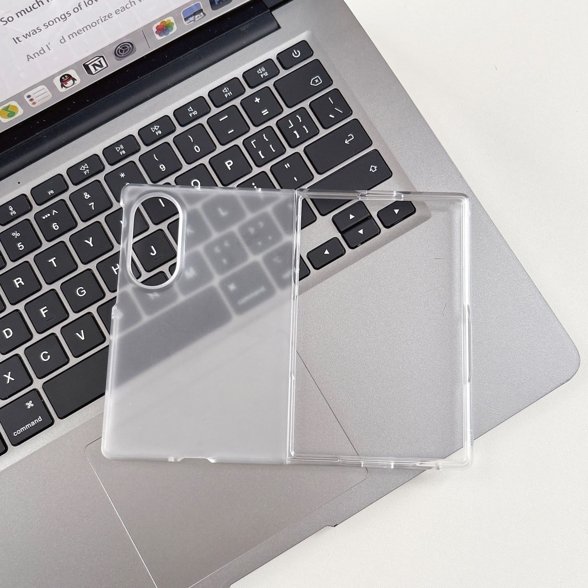 Compatible with Samsung Z Fold8/7 phone case, transparent 6/5/4 frosted, airbag 3/2 drop-proof folding protective case W25