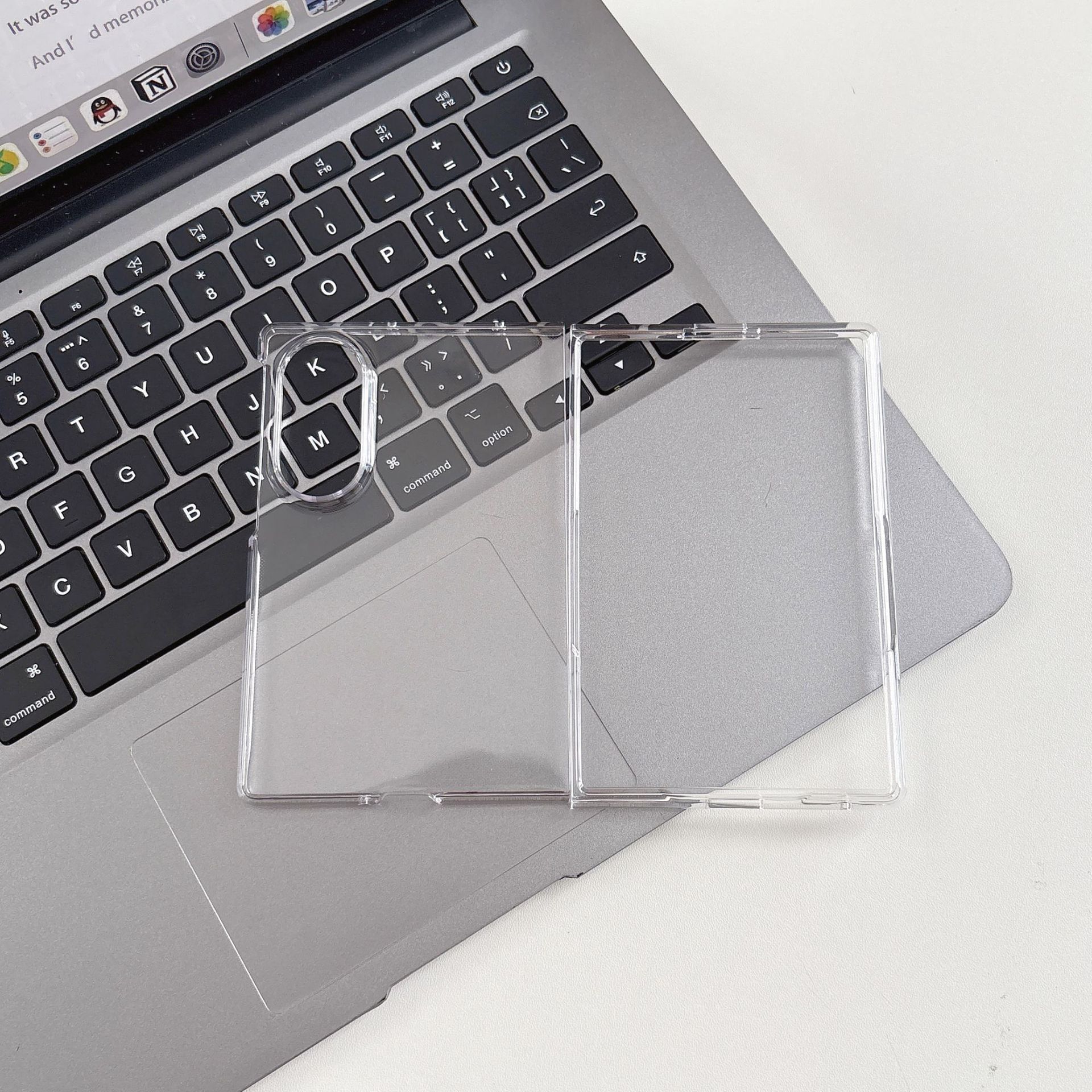 Compatible with Samsung Z Fold8/7 phone case, transparent 6/5/4 frosted, airbag 3/2 drop-proof folding protective case W25