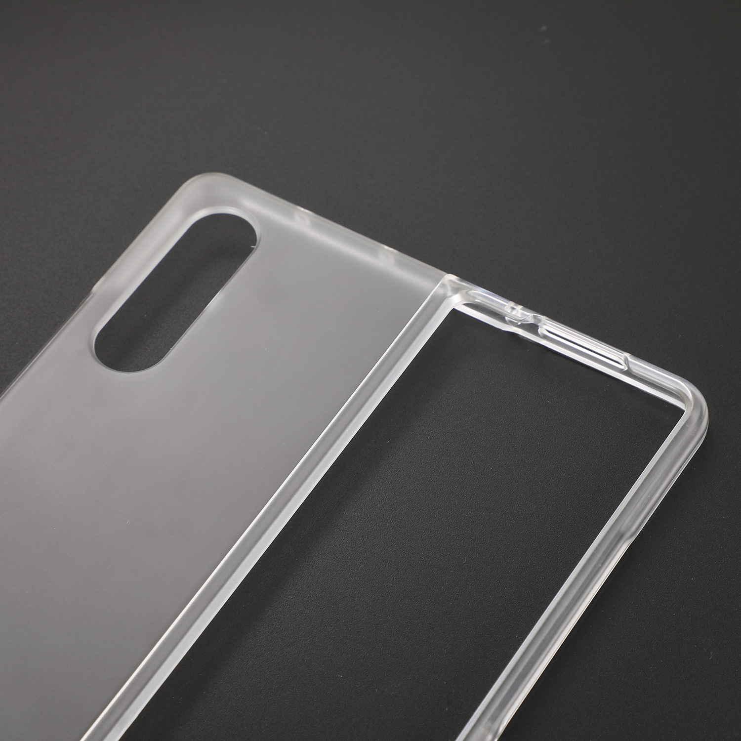 Compatible with Samsung Z Fold8/7 phone case, transparent 6/5/4 frosted, airbag 3/2 drop-proof folding protective case W25