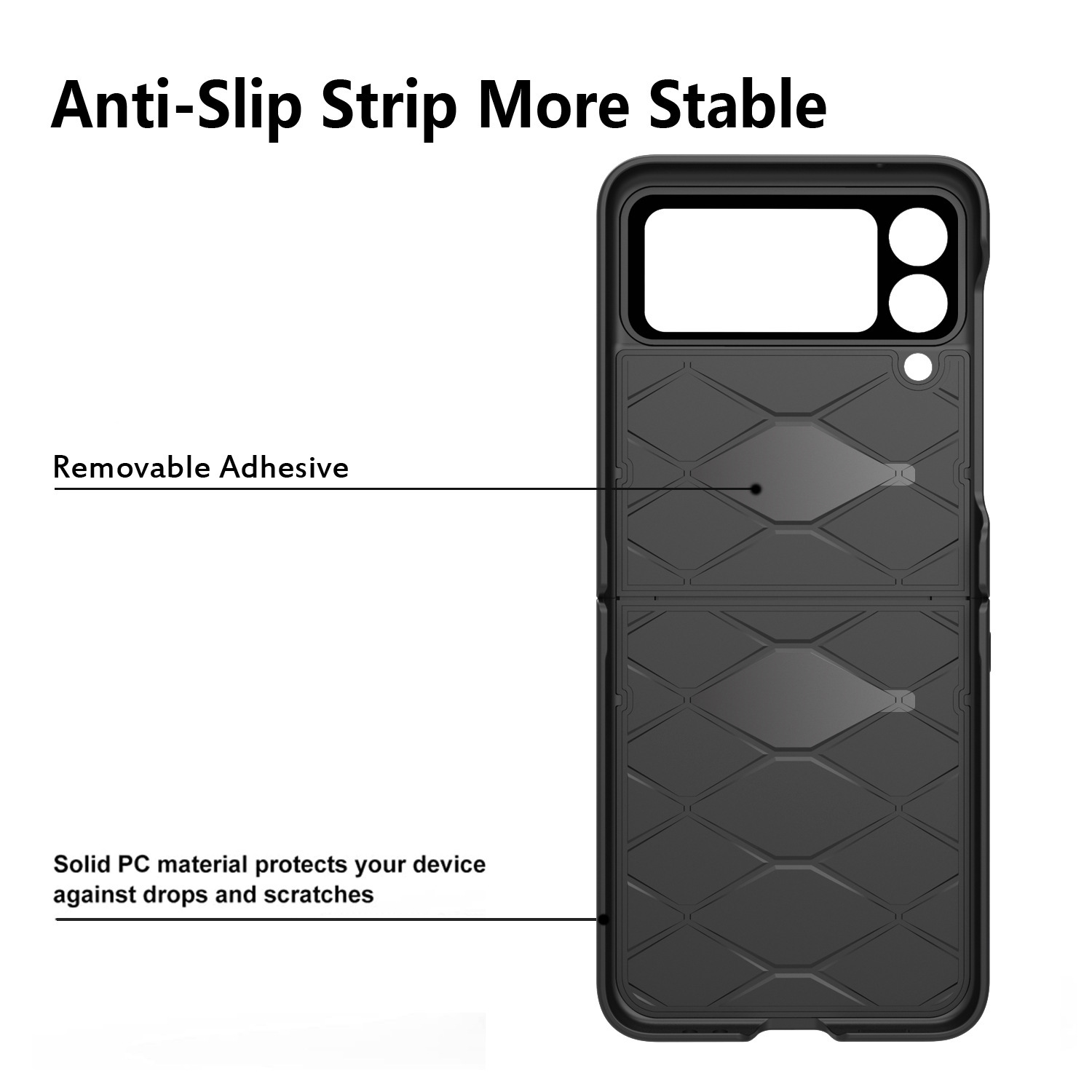 Compatible with Samsung Z Flip 7/6/5 phone case, 4/3 vegan leather, diamond pattern, Chanel-style hinge case, full-coverage protective case.