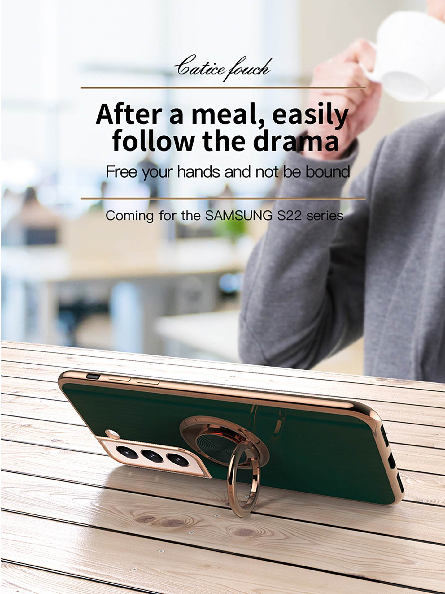Compatible with Samsung S26/S25 Ultra phone case A16 electroplated ring buckle S24 Plus magnetic car protective case