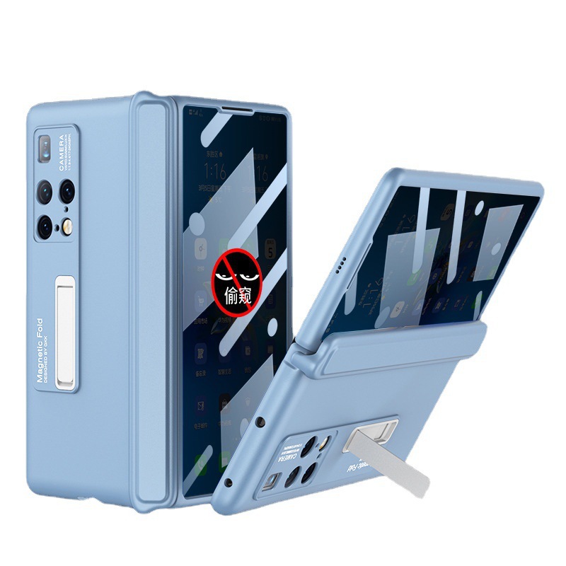 Compatible with Huawei Mate X2 phone case, magnetic hinge, privacy case, screen protector, integrated stand, flip cover, full-coverage protective case.