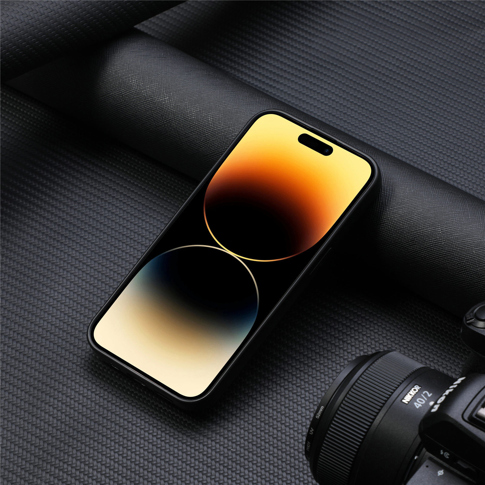 Compatible with Apple iPhone 16 Pro Max, 15/14 Plus magnetic card holder, 13 fiber texture XR shockproof protective case