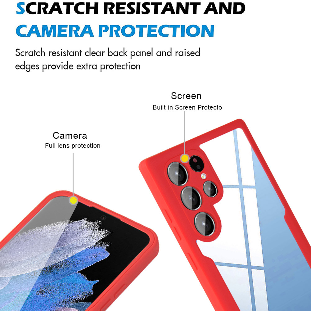 Compatible with Samsung S26/25 Ultra phone case A17, S24 Plus double-sided full-coverage M36 anti-drop case A56
