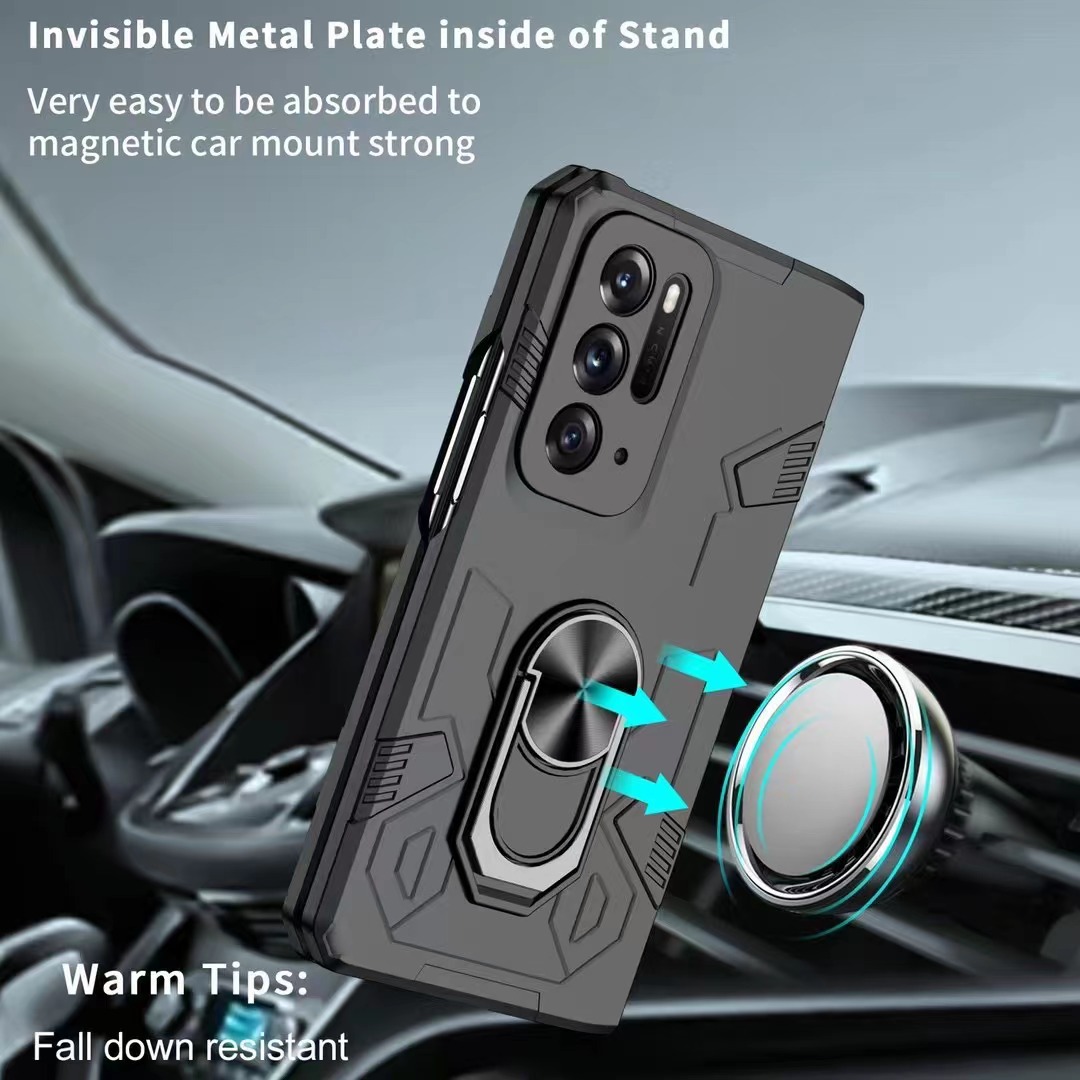 Compatible with Samsung Z Flip 7/6 phone case 5/4/3 magnetic rotating ring holder ultra-thin drop-proof protective case