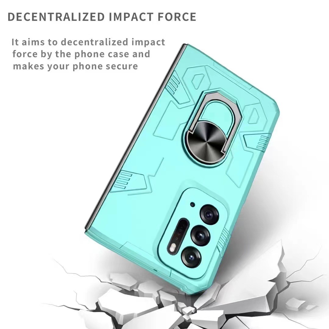 Compatible with Samsung Z Flip 7/6 phone case 5/4/3 magnetic rotating ring holder ultra-thin drop-proof protective case