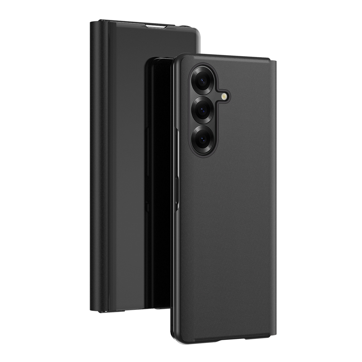 TriFold mirror flip case for Samsung Z Fold 8/7, 6/5/4/3 full-coverage protective case