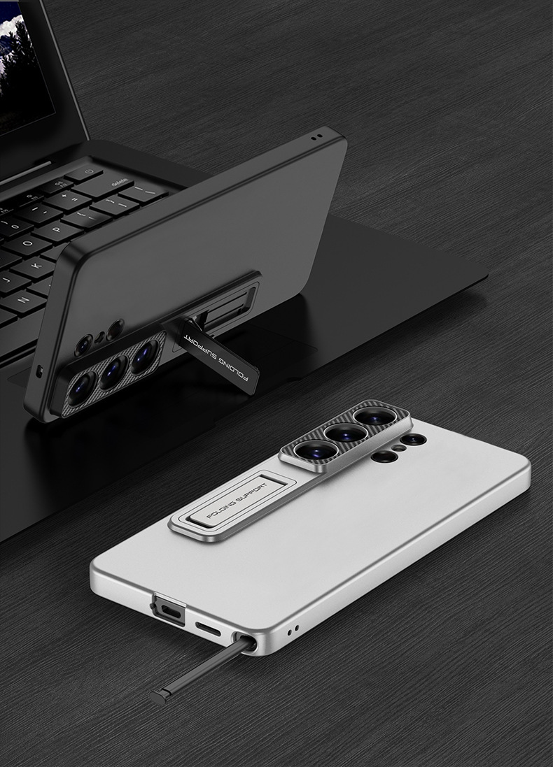 Compatible with Samsung S26/S25 Ultra phone case, S24U ultra-thin stand, 23/22U full-coverage drop-proof protective case