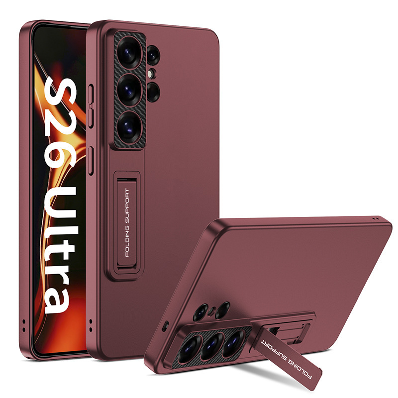Compatible with Samsung S26/S25 Ultra phone case, S24U ultra-thin stand, 23/22U full-coverage drop-proof protective case