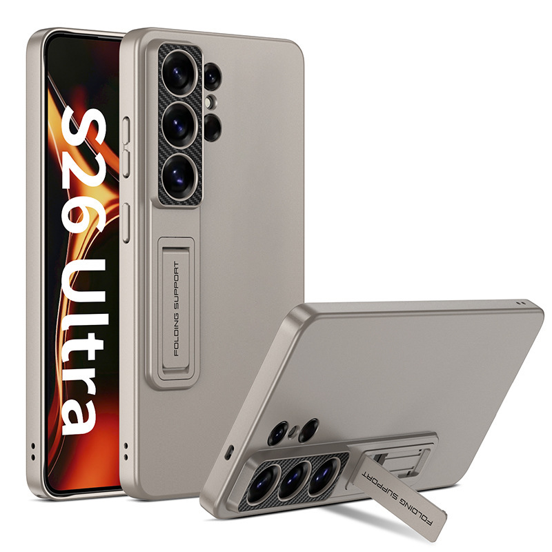Compatible with Samsung S26/S25 Ultra phone case, S24U ultra-thin stand, 23/22U full-coverage drop-proof protective case