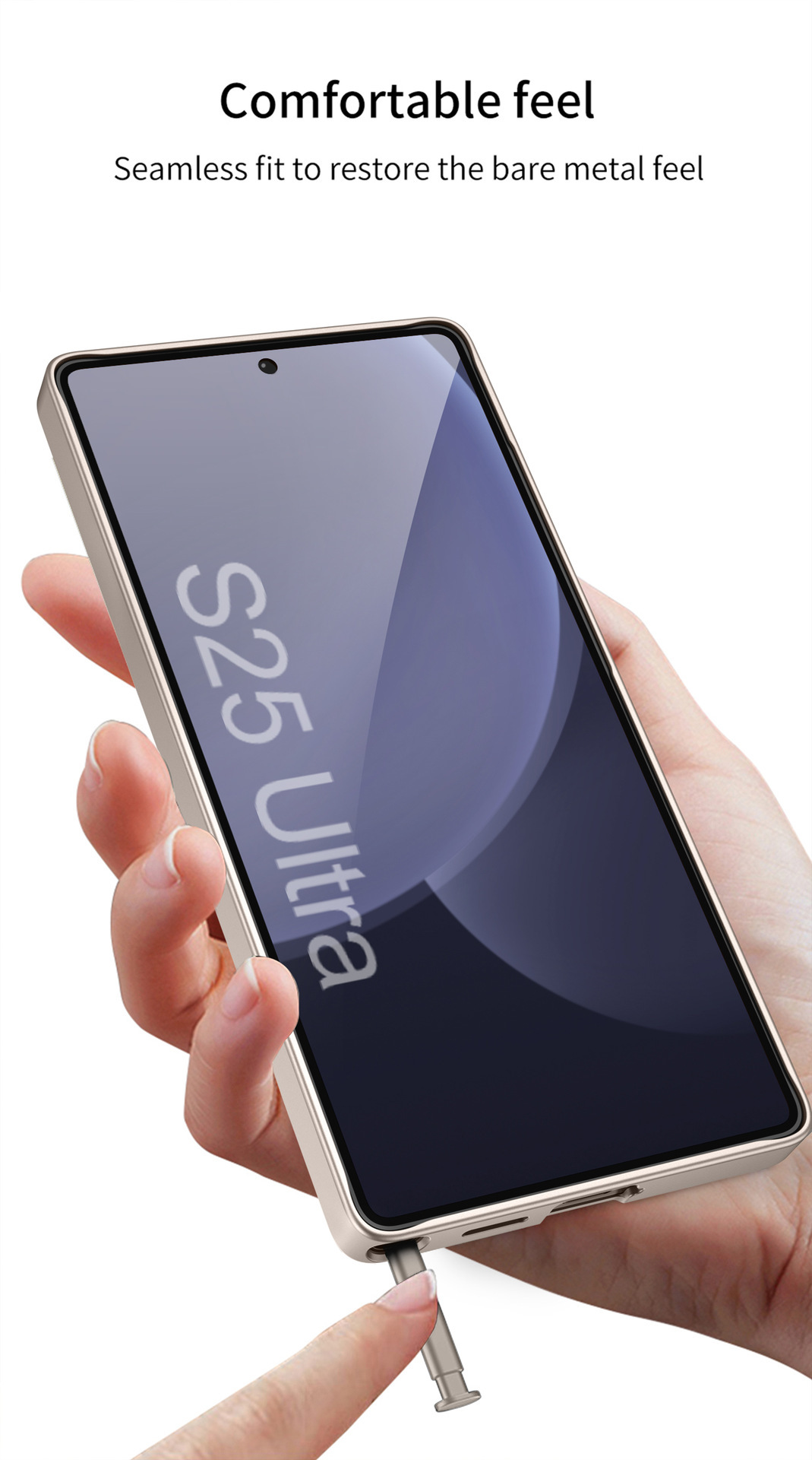 Compatible with Samsung S26/S25 Ultra phone case, S24U ultra-thin stand, 23/22U full-coverage drop-proof protective case