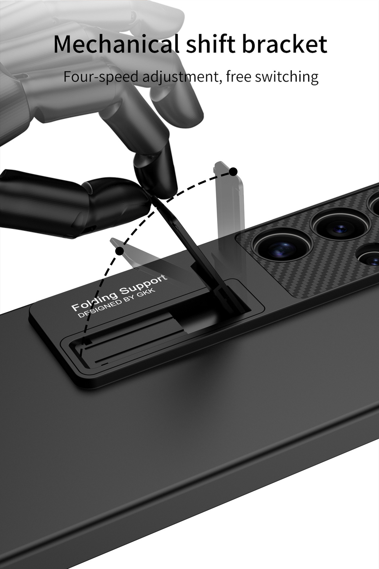 Compatible with Samsung S26/S25 Ultra phone case, S24U ultra-thin stand, 23/22U full-coverage drop-proof protective case