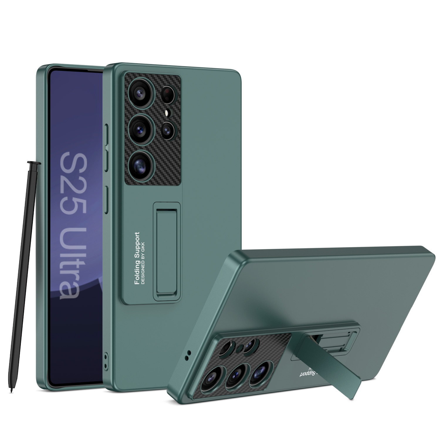 Compatible with Samsung S26/S25 Ultra phone case, S24U ultra-thin stand, 23/22U full-coverage drop-proof protective case