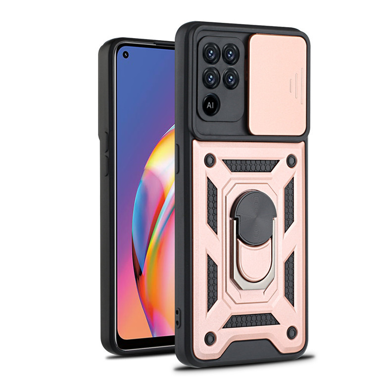 Compatible with OPPO Realme C85 phone case, Reno 15 Pro, Smooth Armor Sliding Window C83 car mount X9 hard case