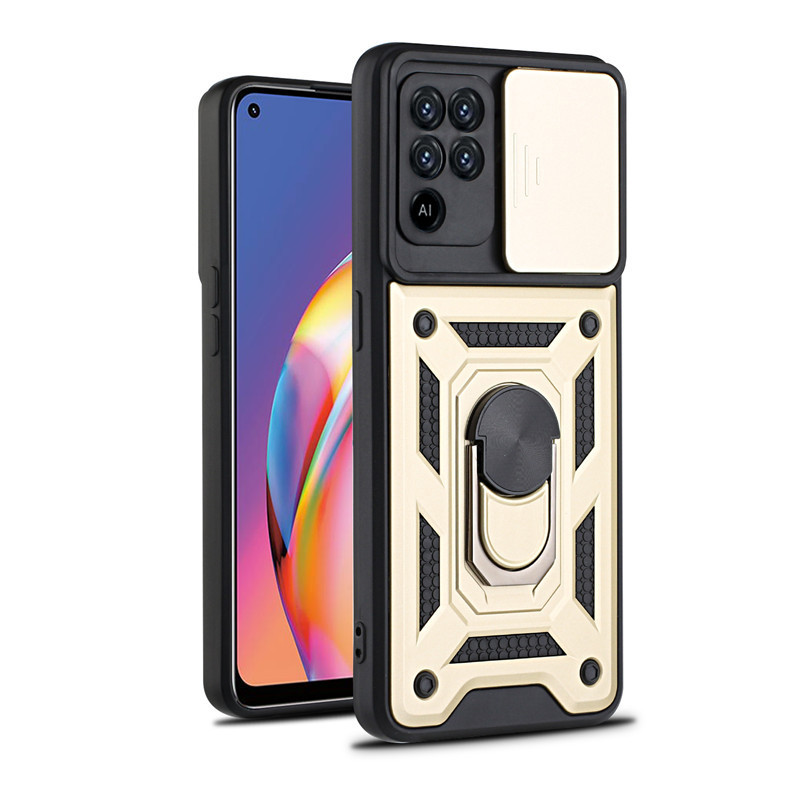 Compatible with OPPO Realme C85 phone case, Reno 15 Pro, Smooth Armor Sliding Window C83 car mount X9 hard case