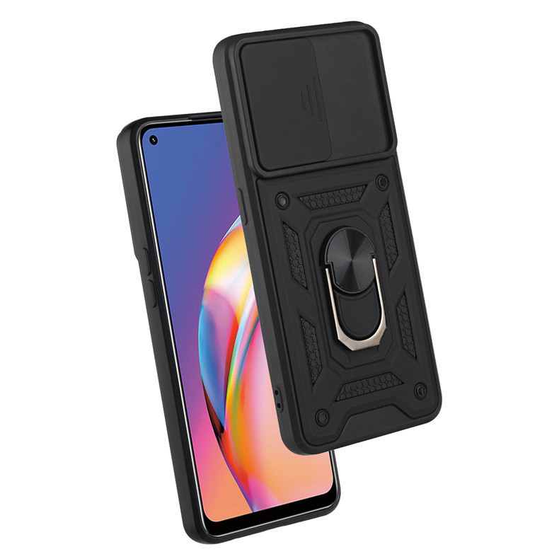 Compatible with OPPO Realme C85 phone case, Reno 15 Pro, Smooth Armor Sliding Window C83 car mount X9 hard case